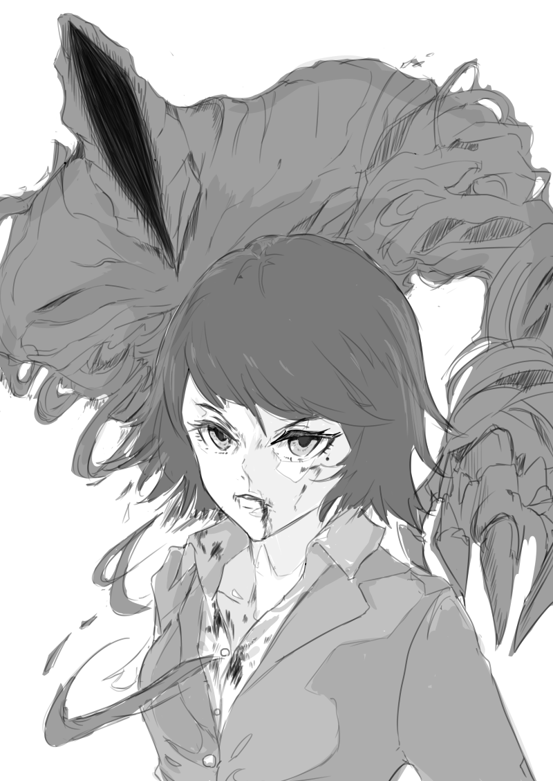 ヨフカシ 今日のお絵かき 亜人 下村泉とibm ヨフカシ 今日のお絵かき 亜人 下村泉とibm