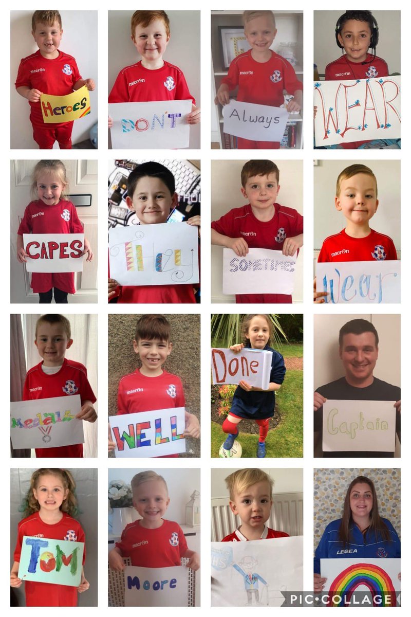 A special message from our 2013 and 2014 teams for <a href="/captaintommoore/">Captain Sir Tom Moore</a> who has raised over an astonishing £25 Million for our beloved NHS, well done Sir, we salute you 🎖️💙🌈 #walkwithTom #TomorrowWillBeAGoodDay