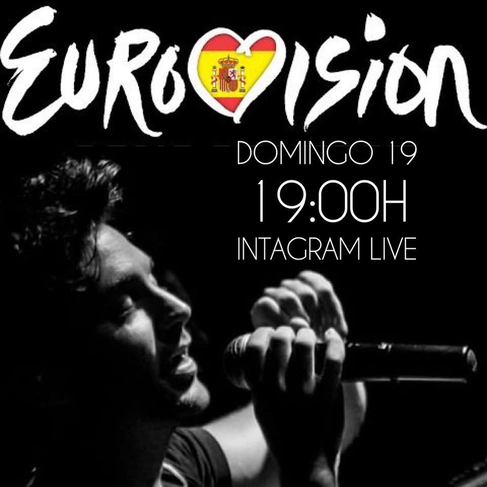 ¿Os venís de viaje por la historia de España en Eurovisión? 
Nos vemos esta tarde a las 19:00h en Instagram Live instagram.com/andresnavarrod…  
Lo vamos a pasar genial. 
Os espero amigos! 🎤🇪🇸 
Pd: habrá invitados! 
#quedatencasa #Eurovision #eurofans #España