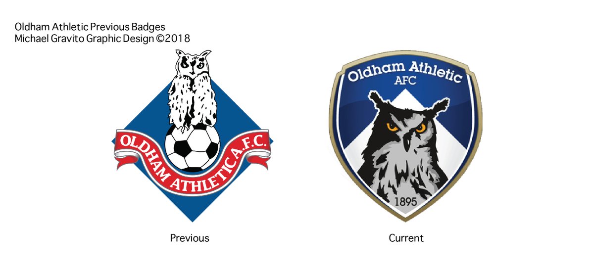 Vintage Oldham Athletic Enamel Football Badge