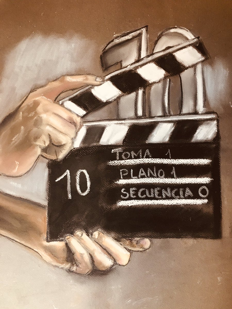 10Pelicula's tweet photo. Dibujo que he hecho en homenaje a todos mis compañeros de “10” Gracias por seguir ahí #10_lapelícula https://t.co/ngBBY5UK6a