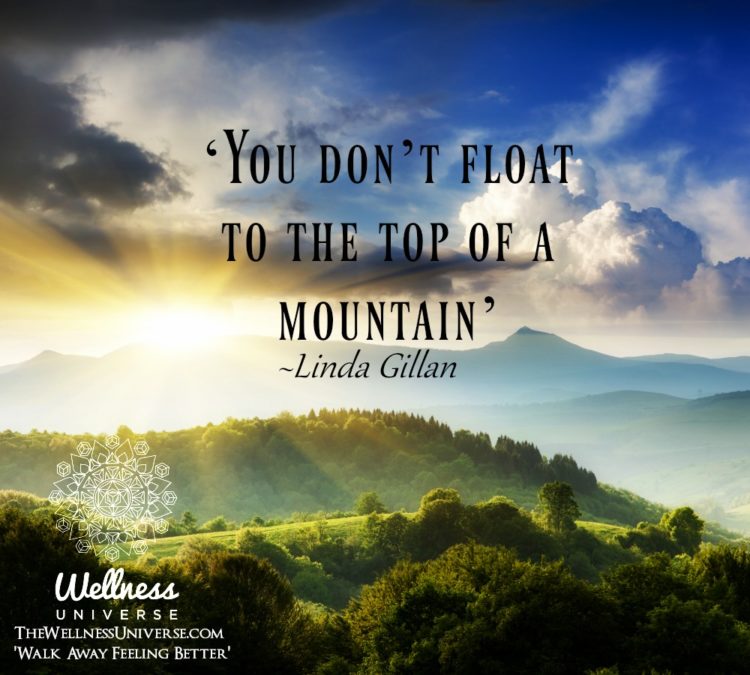 HEARTofLINDA's tweet photo. You don't float to the top of a mountain.. 💜
via @TheWellnessUniv #WUIP https://t.co/iFQxLLHVkR
