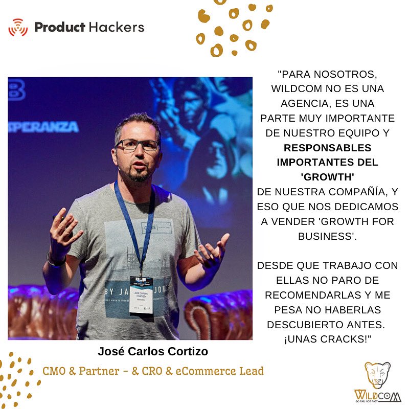 #WildHall 👏🏼 

A <a href="/Product_Hackers/">Product Hackers 🚀</a> les va bien porque son MUY BUENOS, optimizan negocios y productos digitales para aumentar los ingresos y beneficios de sus clientes. 

Gracias a todo el equipo, que sin duda sentimos como nuestro 🤜🏼🤛🏼, por la confianza e infinitas a @josek_net