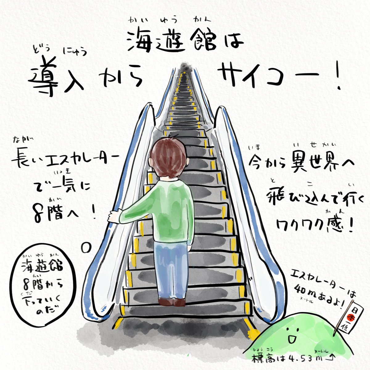 小さい頃から通ってる 海遊館 の魅力 イラストでまとめてみた 1 2 さかなのおにいさん かわちゃん の漫画 小さい頃から通ってる 海遊館 の魅力 イラストでまとめてみた 1 2 さかなのおにいさん かわちゃん の漫画