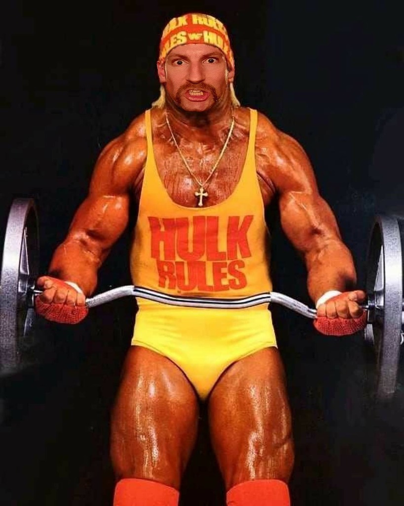 bspringett's tweet photo. Well let me tell you something, brother! I love to give the fans what they want. They're what I miss most when I'm not wrestling [or combing my moustache]. ~ Hulk Mo-gan
.
.
Again, thanks to everyone who has already donated to the NHS for my #movid19 eff… https://t.co/fNrxjNN2en https://t.co/0lxEGbmJzM
