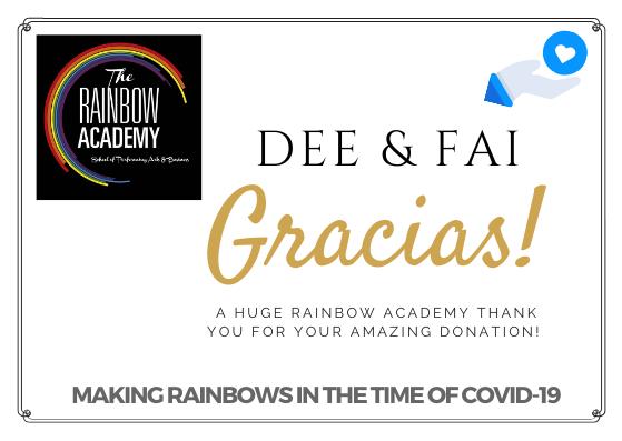 Thank you to our #hero’s <a href="/devandre/">delmain</a> <a href="/fai/">chan wing fai</a> for making a pledge towards our #mission &amp; #movement to bring education to our learners.
ALL DONATIONS ARE WELCOME. PLEASE SHARE, SUPPORT, DONATE.We highly appreciate YOU! 
Link in our bio 💕❤ #makingrainbowsinthetimeofcovid19
