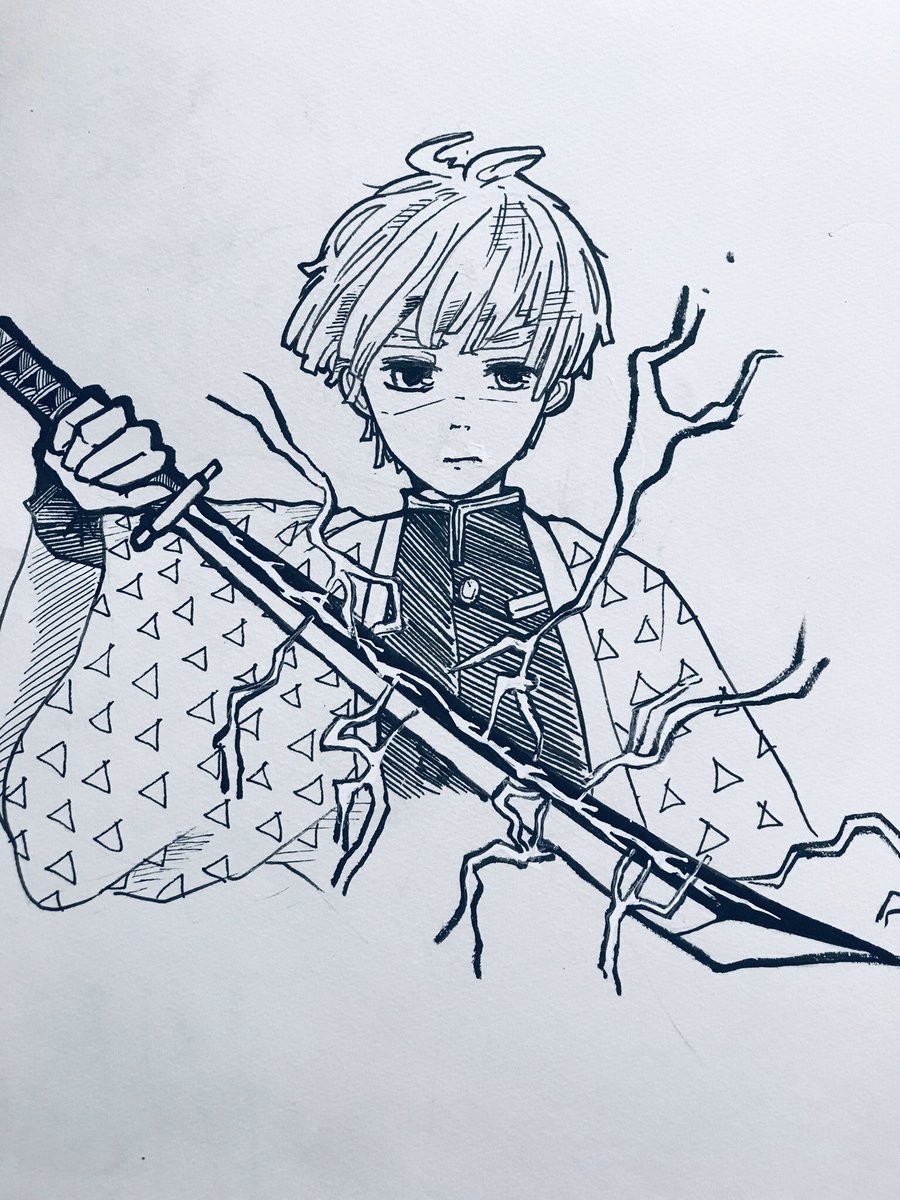 絵の練習にと、描いてはアップしています。殆ど線画ですが、色塗りは水彩色鉛筆でたまーに。いいねありがとうございます。見て下さってとても嬉しいです!皆様をフォローしたいのですが、恐れ多くてびびってる成人済女です。
#鬼滅の刃
#鬼滅の刃イラスト
#アナログイラスト 