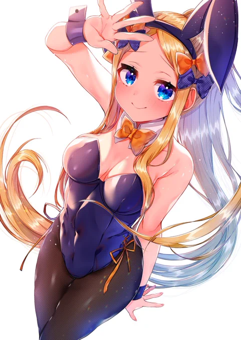 バニーガールアビーちゃん!??

背景無しver.と、お顔が好みにかけたのでアップのやつをぺたり… 