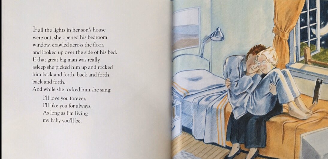 k8martin's tweet image. This the book that Joey reads to Emma in ‘Friends’. I always thought it was sweet. 

Until now! 

Read these excerpts. They chill me to the core! This is now officially the creepiest book I’ve ever read... #plainwrong #poorchild