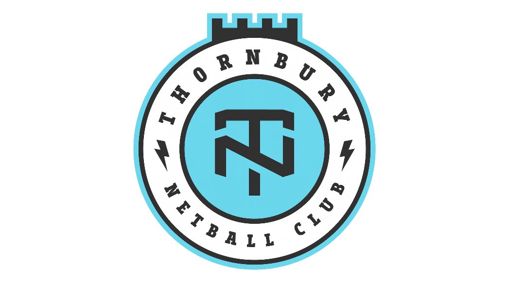 sportsemblems's tweet photo. @ThornburyNC - simple clean contemporary design. Clever use of the T &amp; N to create a subtle netball post. 👍 https://t.co/ZAu2GPzvGD