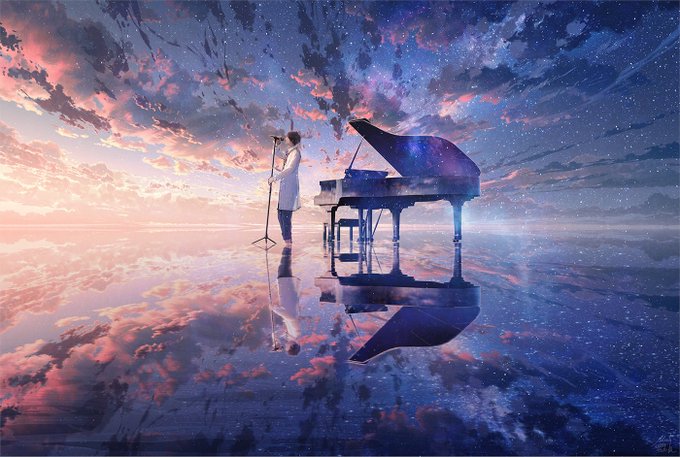 「雲 グランドピアノ」のTwitter画像/イラスト(新着)