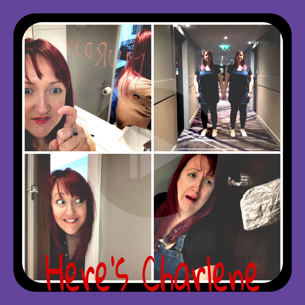 When you work in a hotel during lockdown you need to get creative to pass the time...