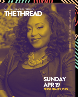 chisholmproject's tweet image. TODAY at 11AM our director @FraserZinga will speak at #TheThread – a virtual conference by @TstmkrsAfrica. Join Dr. Fraser in her fireside chat w/ @sasyrae to discuss #COVID19 as it relates to communities of color globally. Register here: hopin.to/events/the-thr… #WeAreTheThread