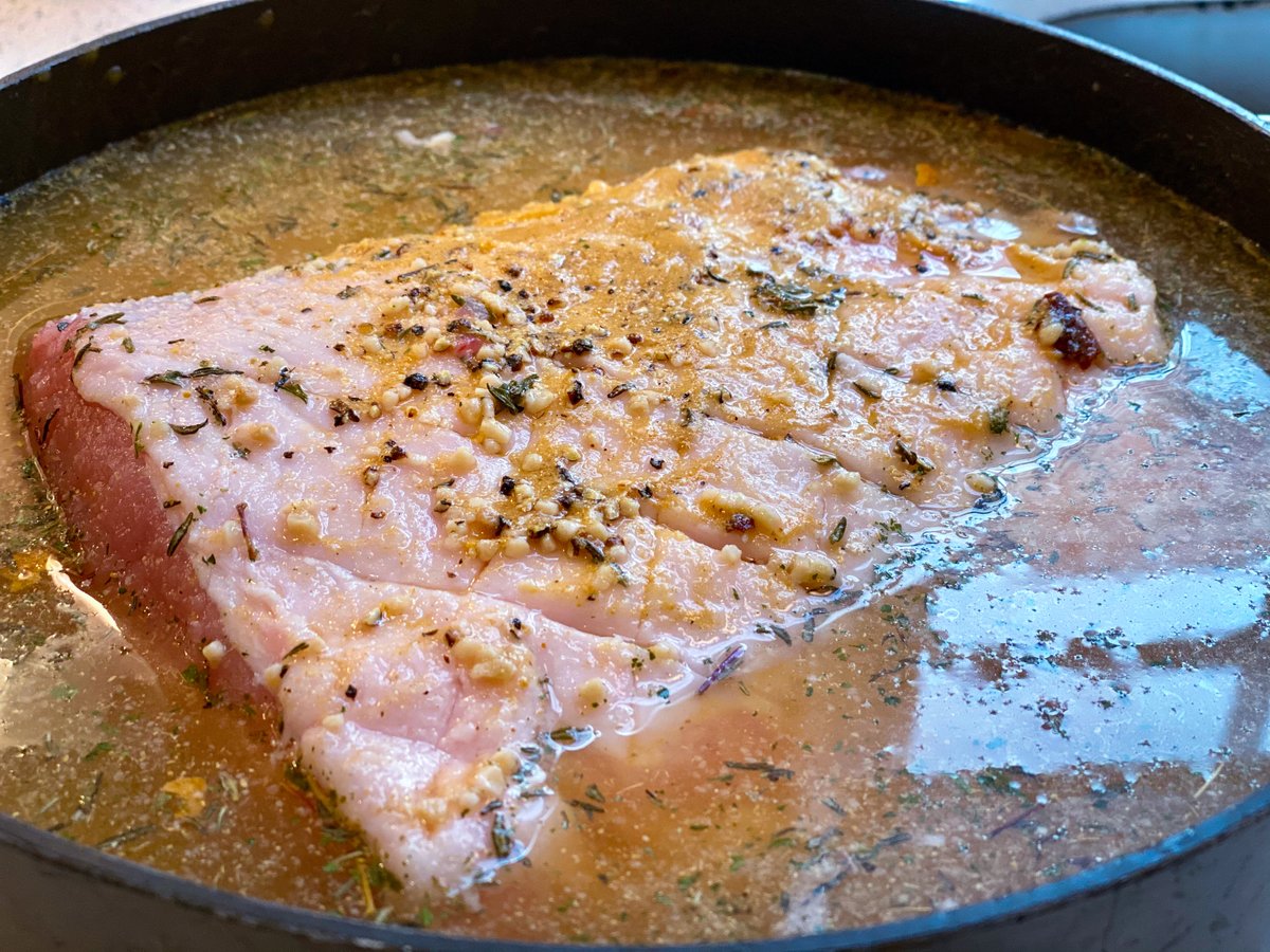 saksuds's tweet photo. Let's try a recipe thread ๐ Check out this pork loin #brine
โช๏ธ4 cups cold water
โช๏ธ1/4 cup salt
โช๏ธ1/3 cup maple syrup
โช๏ธ3 cloves garlic, crushed
โช๏ธ3 tablespoons chopped fresh ginger
โช๏ธ2 teaspoons dried rosemary
โช๏ธ1 tablespoon cracked black pepper
โช๏ธ1/2 teaspoon red pepper flake https://t.co/AppYXxqLTo