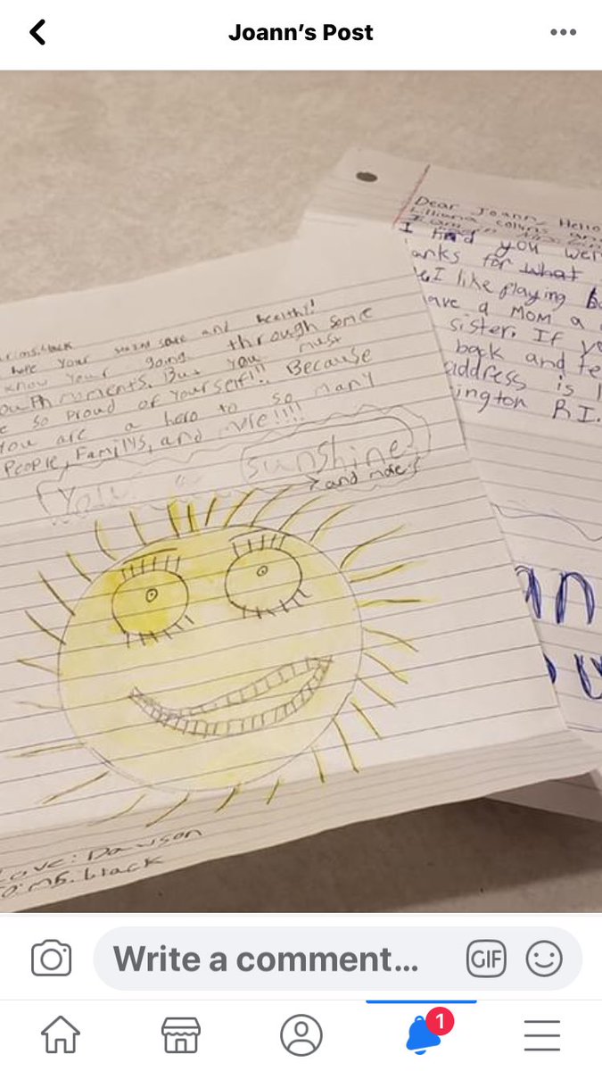 mrsginalski's tweet photo. Kindness Letter Writing Project from Room 4. These two letters were sent to Tacoma, WA to a high school friend that is a nurse. She was thrilled!  More to follow!  @bps_ri @Hampden_Meadows https://t.co/v4F5O9WVSK