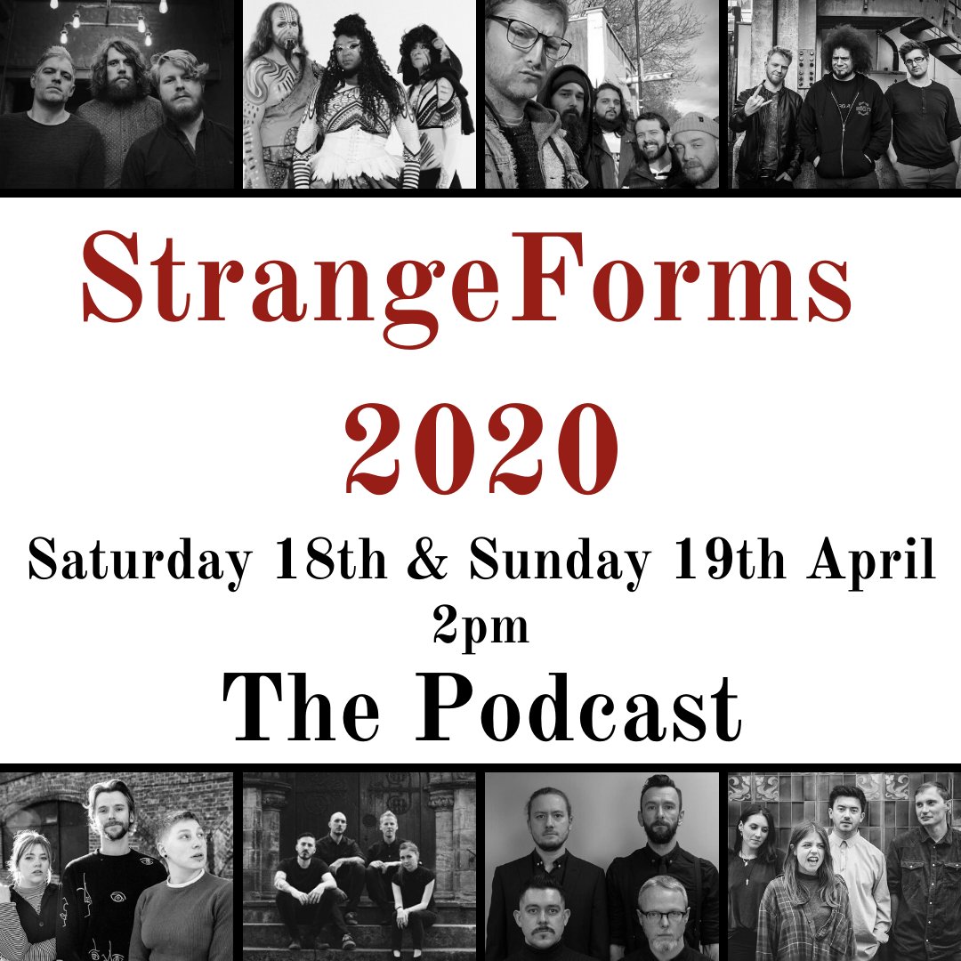 BadOwlPresents's tweet photo. Everyone ready for virtual StrangeForms Festival Day Two?

Join us on the FB Event Page (and on https://t.co/byvbv2Km9O) at around 1:50pm when we’ll post the link to the listening party podcast.

https://t.co/vGbFsFppJK

Party times. x

#SFPodcast #MathRock #PostRock #NoiseRock https://t.co/bgOcqrdrV6