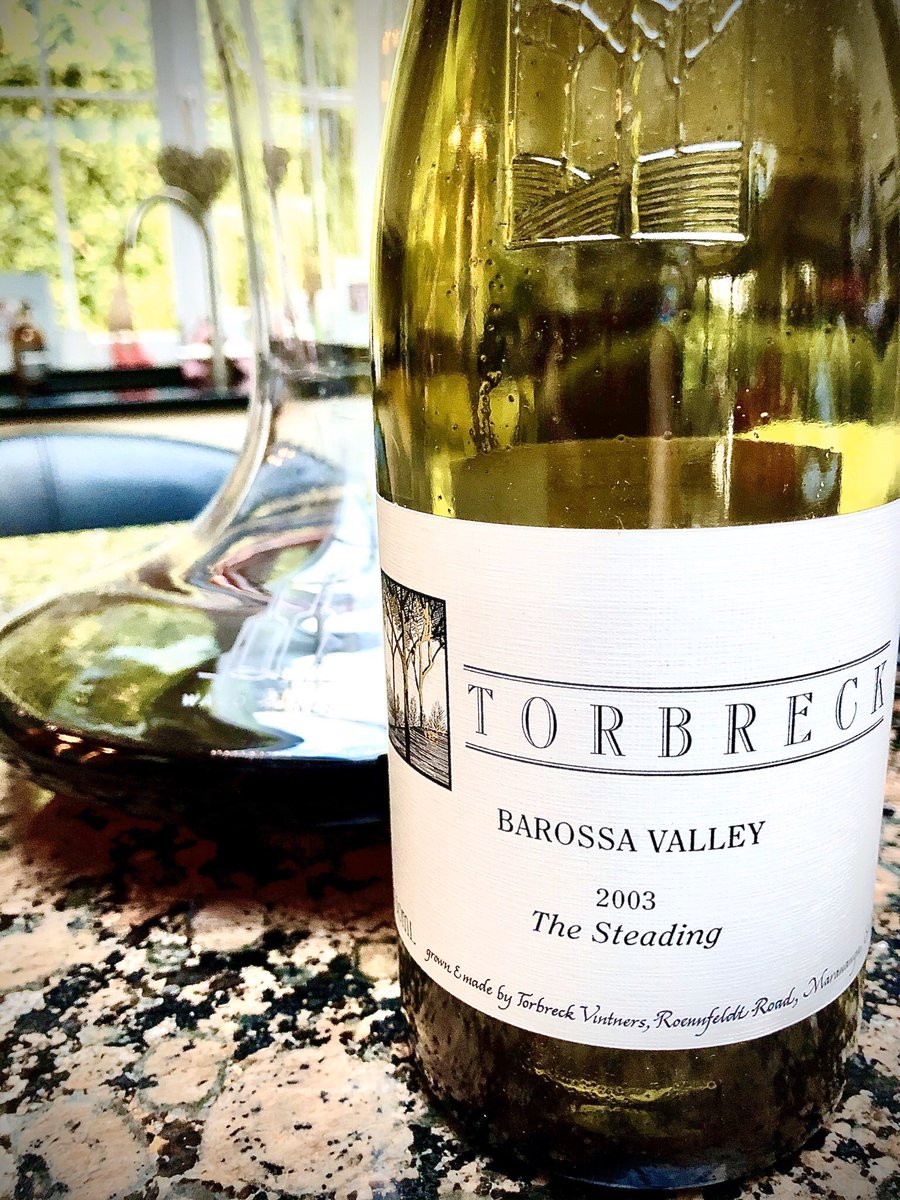 JeremyWaud's tweet photo. @TorbreckBarossa enjoyed this #Steading 2003 last night but it’s not #TheFactor by far - 88 points for this one a bit over the hill &amp; stewy now @WineEnthusiast @winewankers @WaudWines @wtp1962 @urbanwinegeek @RealWineGuru @charleswaud @alawine @ChristoE_L https://t.co/fXzJLomDJd