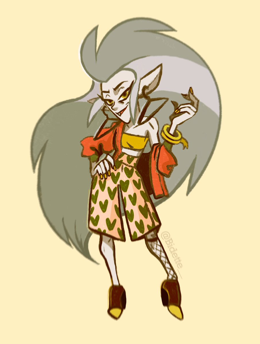 Bidette (@bidette__) on Twitter photo Eda the fashion icon #TheOwlHouse #OwlHouse #Procreate Eda the fashion icon #TheOwlHouse #OwlHouse #Procreate