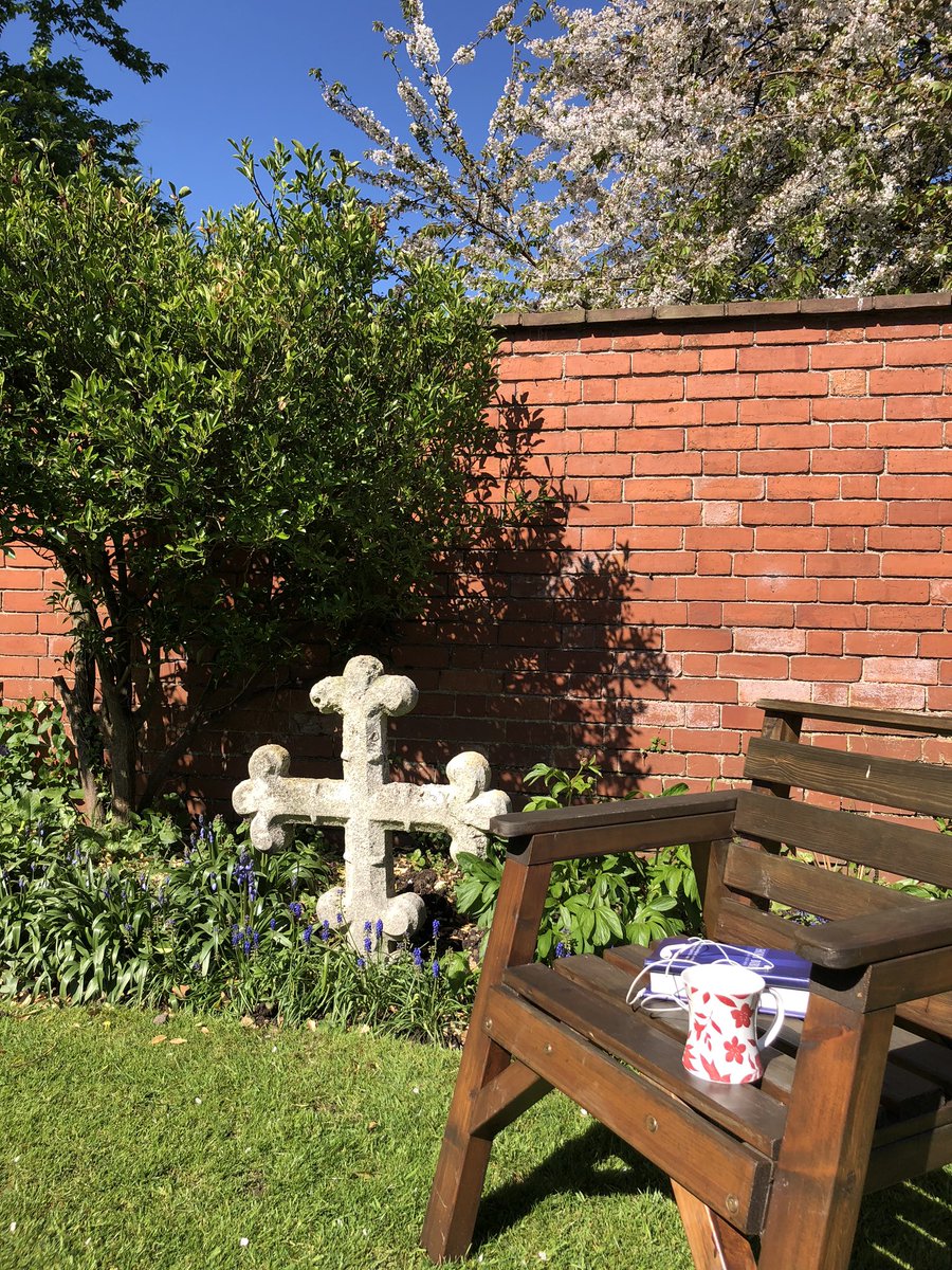 My church this morning! 

Feeling the absence of the People of God so took to the garden with some worship songs, my bible, sunshine and coffee. Came away feeling at peace. God is found everywhere!