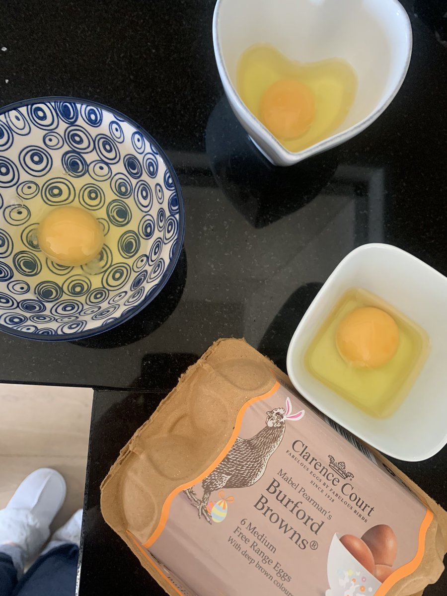 cwatt91's tweet photo. Burford Browns bought from @waitrose on Friday, but what has happened to the quality of your eggs this week @ClarenceCourt ? Tasted as plain as they look... https://t.co/mMXqC2Y4ry