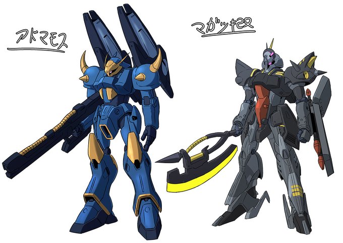 左手デバイス練習用ぬり絵。HDの底から『クロボンDUST』2巻登場・読者公募ガンブレMSのクリンナップ画稿が出てきたので、ざっくり色を乗せたものです。ガンブレやった事ないのに何かすいません、と思いながら線画を起こしたあの頃… 