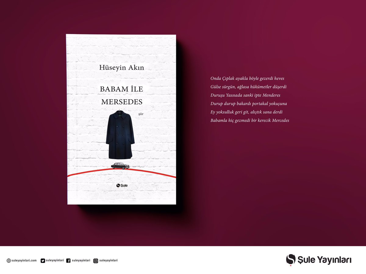 Hüseyin Akın Hocanın son şiir kitabı Babam ile Mersedes üzerine yazdığım eleştirel inceleme yazısı Mahalle Mektebi Dergisi'nin 53. sayısında.

<a href="/mahalle_mektebi/">Mahalle Mektebi</a> 
<a href="/huseyinakin_/">Hüseyin Akın</a> 
<a href="/SuleYayinlari/">Şule Yayınları</a>