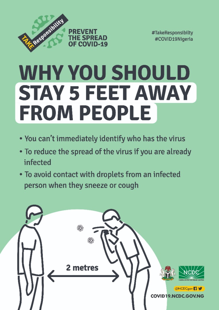 #COVID19 is primarily spread through droplets generated when an infected person coughs, sneezes or speaks

#TakeResponsibility to stay safe. It is important to keep a distance of 2 metres away from people because you can't identify who has the virus, but please be kind 🙏🏽