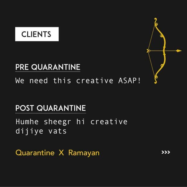 Strobe_Works's tweet photo. Between Doordarshan and our ‘Doorbeen’ into creativity, we’ll keep you entertained through these times!
#StrobeWorks #StrobeHumour #Doordarshan #Ramayanmemes #MahabharataMemes #QuarantineLife #QuarantineTime #QuarantineAndChill https://t.co/c6zyvpFtoV