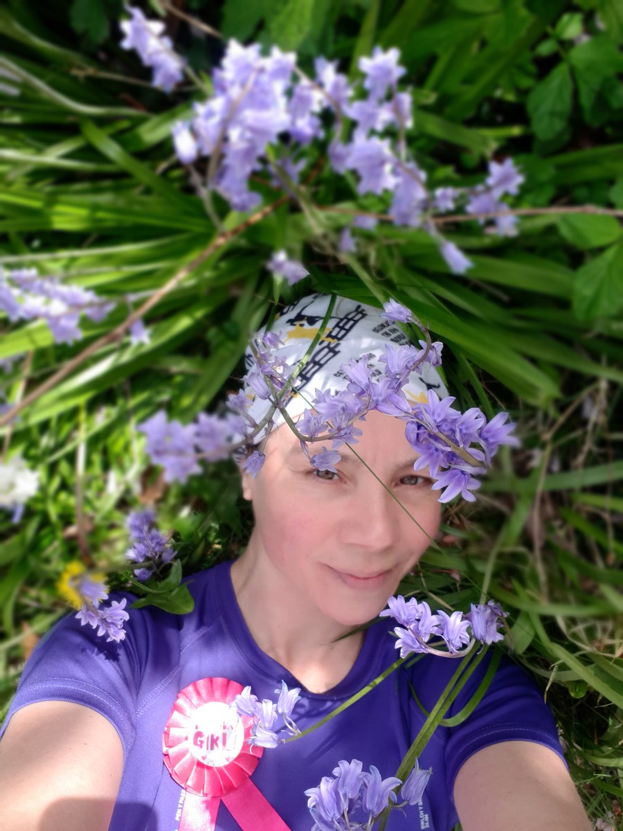 oonagh_j's tweet photo. Never mind #meat20 The photos are in a shoebox marked "classified"
Here's #meat45, lying in the bluebells, rocking my wrinkles and just appreciating being alive and healthy, after a birthday run. https://t.co/16oOleBksp