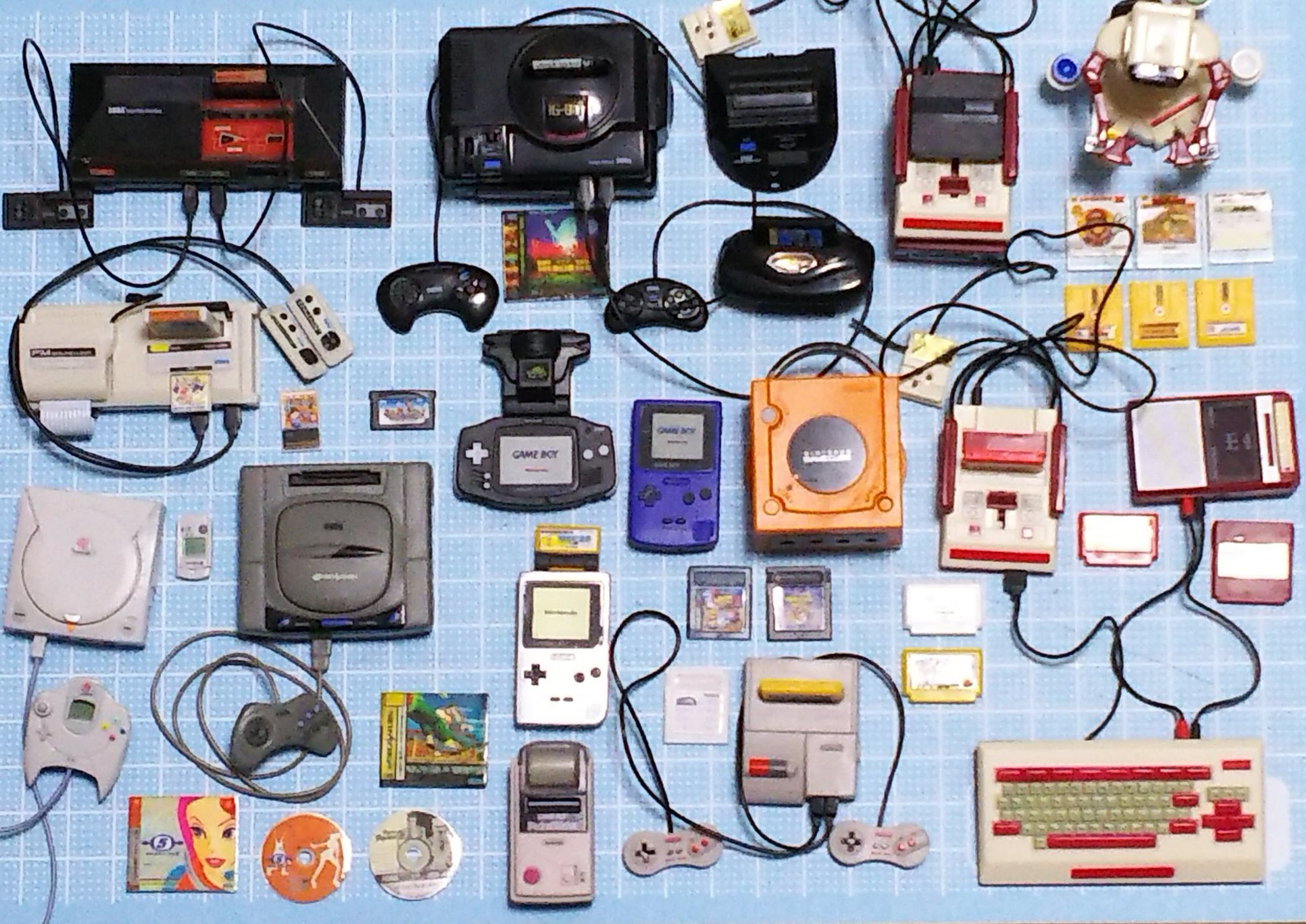 レア　Nintendo 任天堂　レトロゲーム　ミニチュアフィギュア　まとめ売り ひさよし@QP職人 on X: 