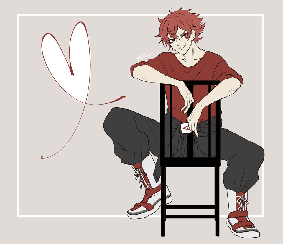 黒護にゃちょこ على تويتر エース トラッポラ ツイステファンアート