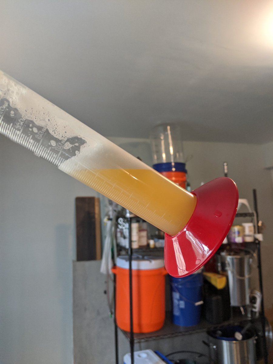 Exit12Homebrew's tweet photo. The Blueberry Hefรฉ we brewed for #UnityBrewDay is ready to be kegged! Which blueberry flavoring did we add? ๐ค๐ค
#Homebrewing #homebrew #homebrewers #Homebrewclub #Homebrewporn #onlinehomebrewclub https://t.co/k3d8vZYpMl