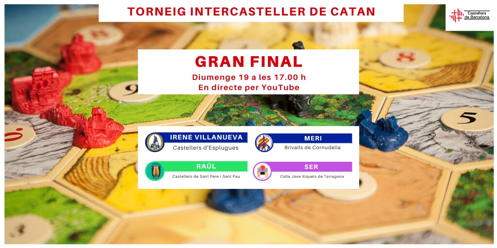 CdBCN's tweet photo. Els @brivalls i la @JoveDeTarragona han aconseguit classificar-se per a la gran Final de l'#InterCatan!
Serà a les 17.00 h, contra @CCSPISP i @Cargolins, i la podreu seguir novament al nostre YouTube!
#castellers #castelleres
▶️https://t.co/sorzOf6UZI https://t.co/tmi2aHnwk5