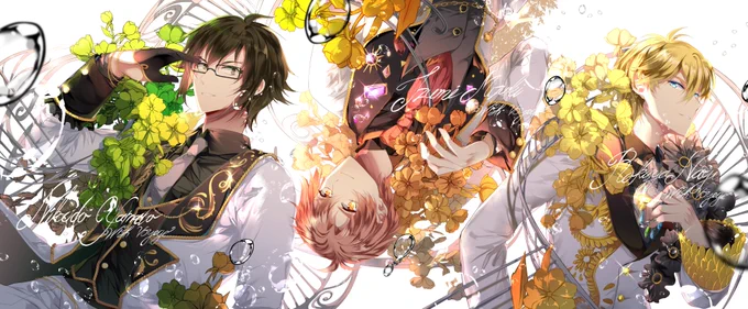 畫了將近一個月的WiSH VOYEGE系列( #IDOLiSH7 #アイドリッシュセブン   #アイナナ #四葉環 #逢坂壮五 #六彌凪 #七瀨陸  #和泉一織 #二階堂大和 #和泉三月 