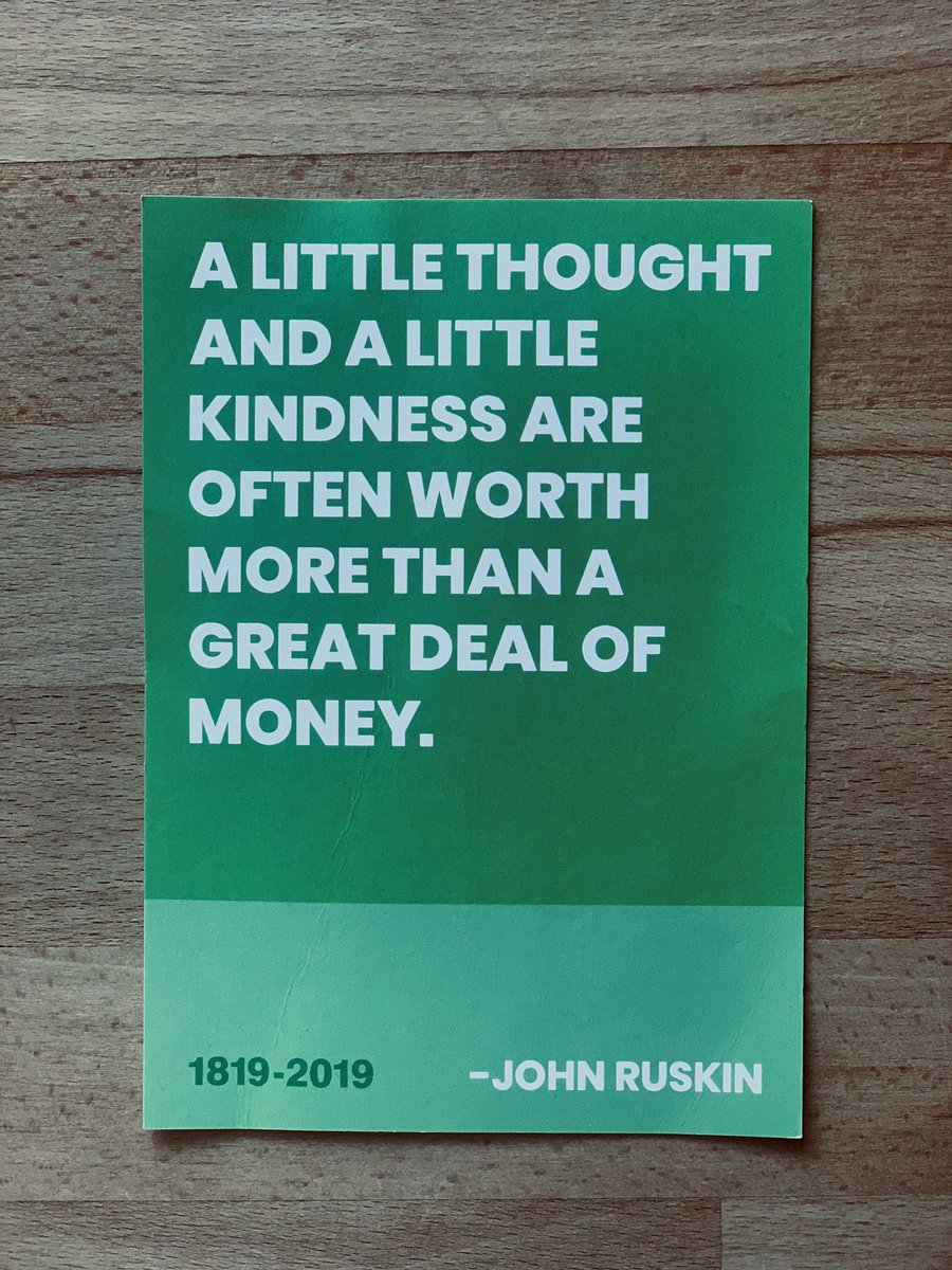 Thought of the day. Card from my lovely mum.