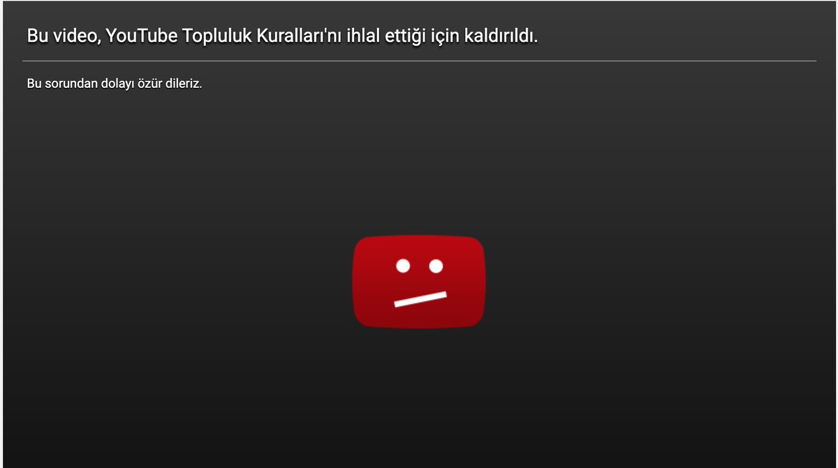 . <a href="/youtube/">YouTube</a> Son paylaştığım videoyu yayından kaldırdı ve uyarı aldım. iki kez daha olursa kanalım kalıcı olarak kapatılacak. 
Nasıl bir ihlal yaptığım konusunda fikri olan var mı:) 

İtirazımı bildirdim. RT ile destek olursanız sevinirim.
#selcoin #youtubechannel