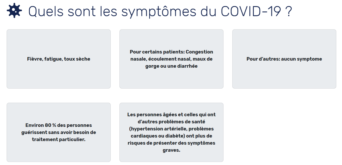 Hats off to the Ministry of Health in Democratic Republic of Congo - stopcoronavirus.cd is useful and easy to navigate #RDCongo #RDCCovid_19 @WHOAFRO @UNICEFDRC @CMR_Covid19_RDC @MinSanteRDC - Great work