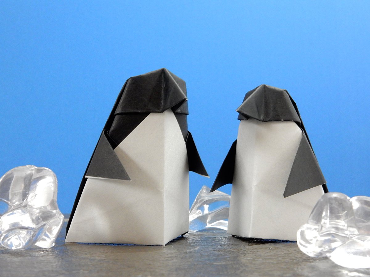 ミツキ Ma ウス ｄｑｗ En Twitter 可愛い ペンギンの折り紙は いかがですか ダーウィンが来た ペンギン 折り紙 折り紙を折ろう