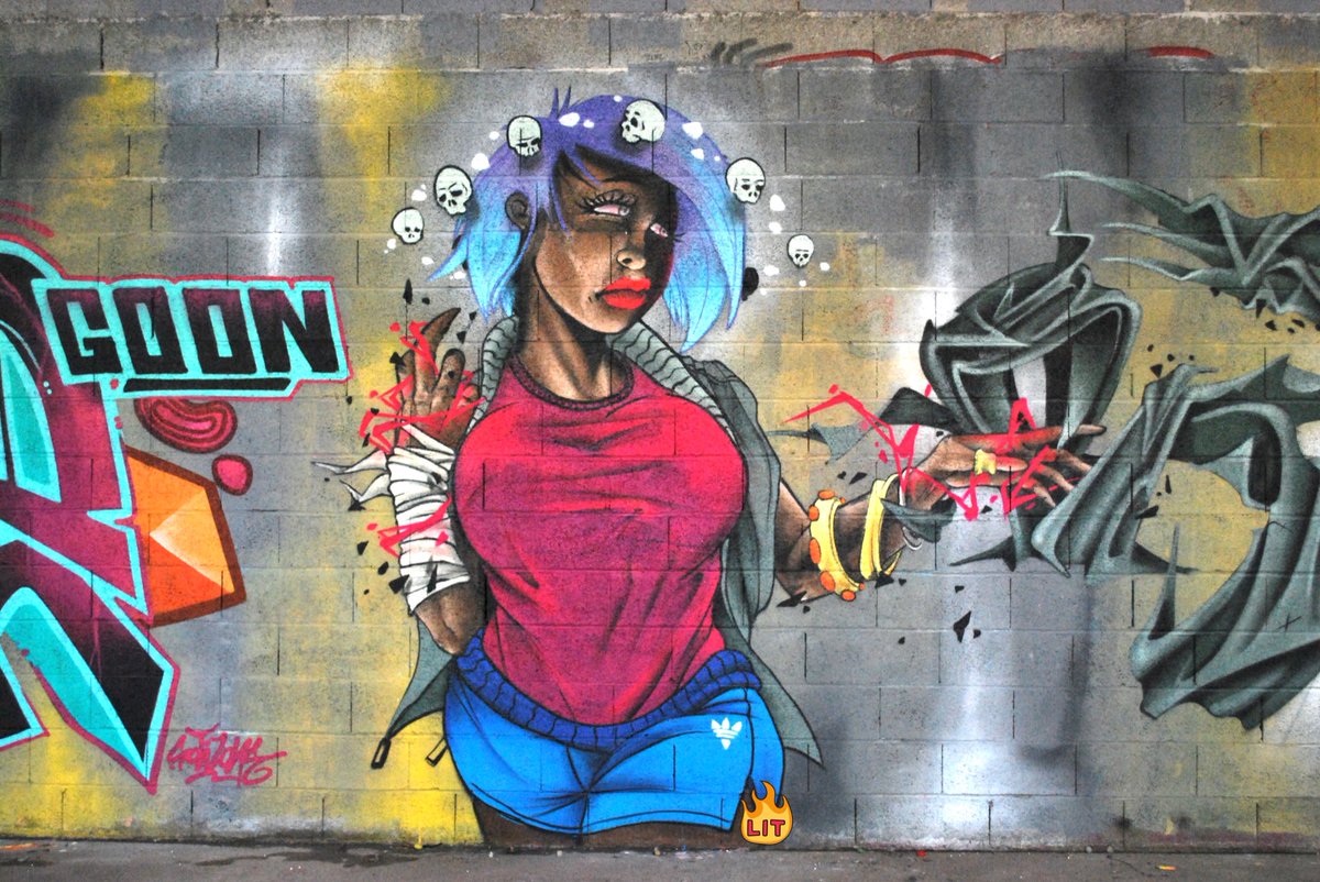Les Goonies, un mur • Une des crew qui sévit sur  #Toulouse  #StreetArt  #Graffiti  #UrbanArt photo Blog  @WE_Toulouse