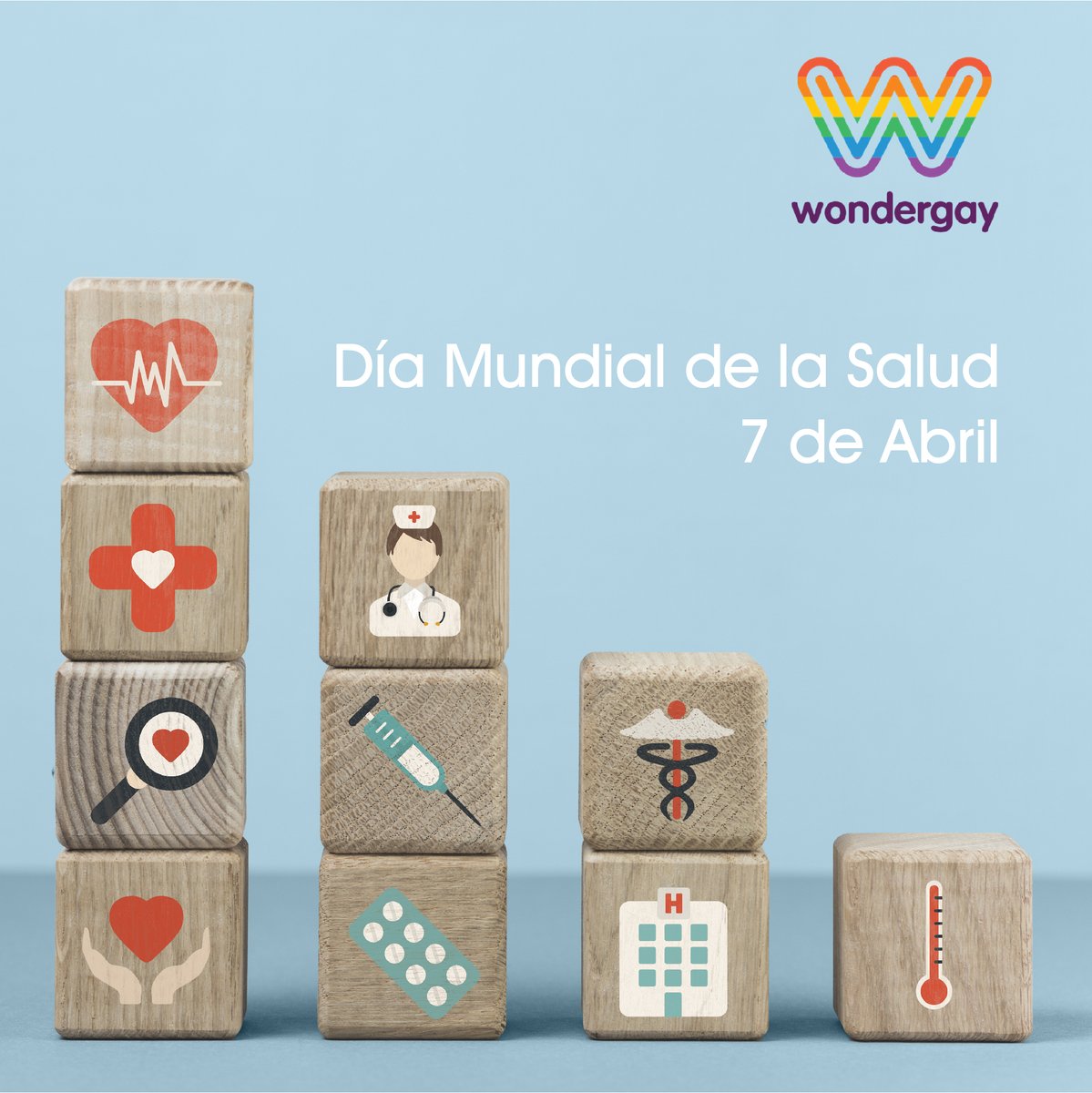 WonderGayLgtb's tweet photo. Hoy día 7 de Abril es el Día Mundial de la Salud. Todo nuestro apoyo al equipo sanitario de España. 🏳️‍🌈#diamundialdelasalud #todosaldrabien #yomequedoencasa 🏠

❤️🧡💛#WONDERGAY💚💙💜 #LGTB #homosexual #gay #lesbiana #loveislove #valoressexuales #sexualidad https://t.co/4LW7P9B9mn