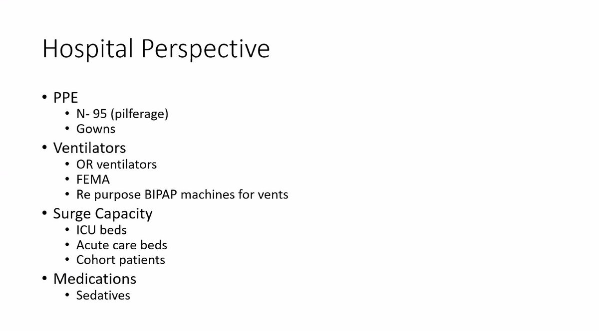 /15 Dr. Nirav Patel from New York:  #COVID19  @ISMICS webinarHow to organize your team: - intubation team - procedure team - proning team - pyramidal critical care team