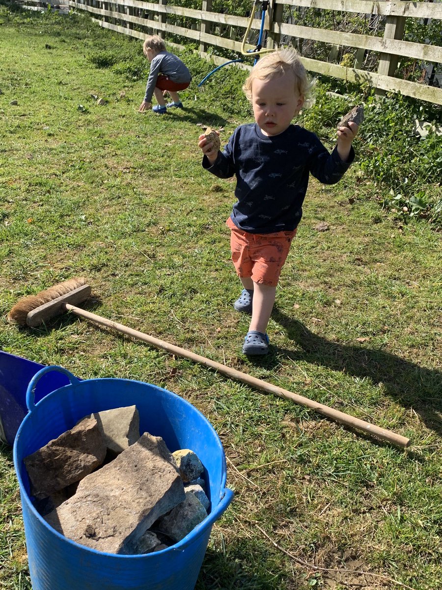 NACPritchard's tweet photo. #lockdown labour force!! Set the boys stone picking this afternoon!! #lockdownlabourforce #stonepicking #work #startthemyoung https://t.co/BHu5A5oXcF