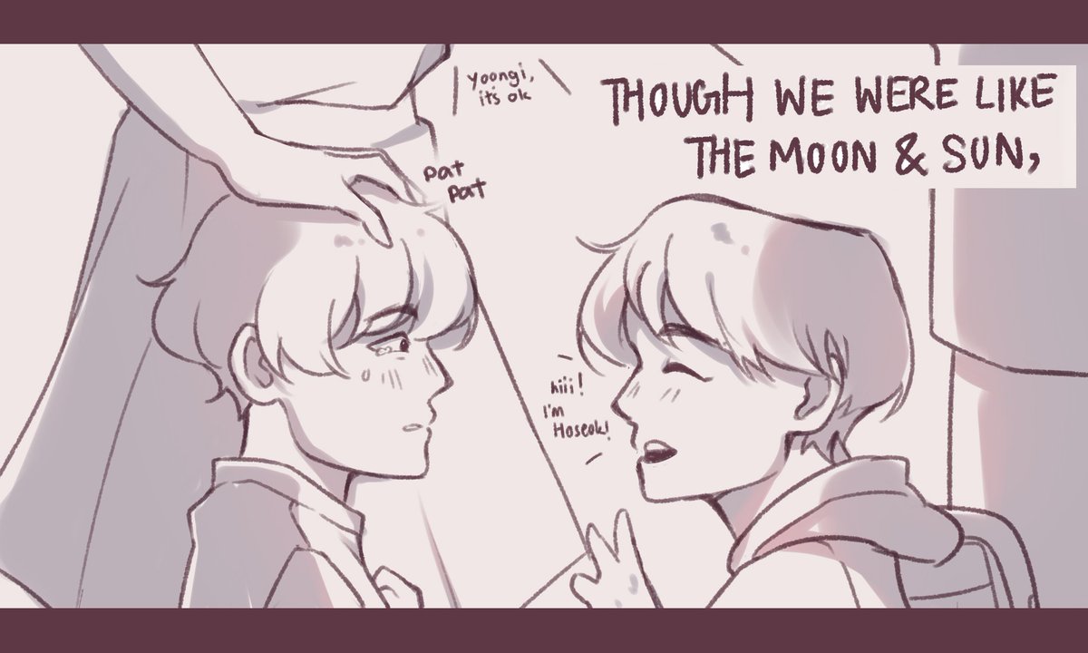 1> Yoongi was a shy and quiet boy.. and his neighbour that moved in? A beam of sunshine.