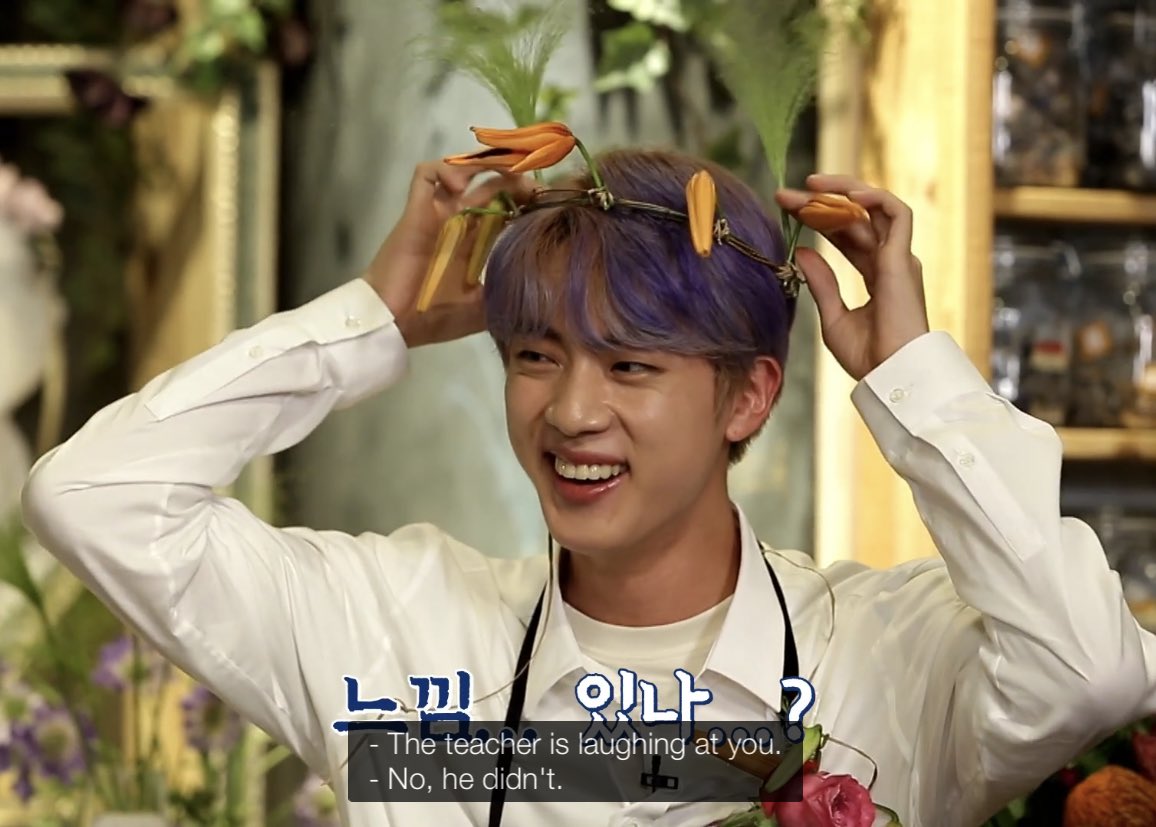 Please appreciate Kim Seokjin’s artistic vision.