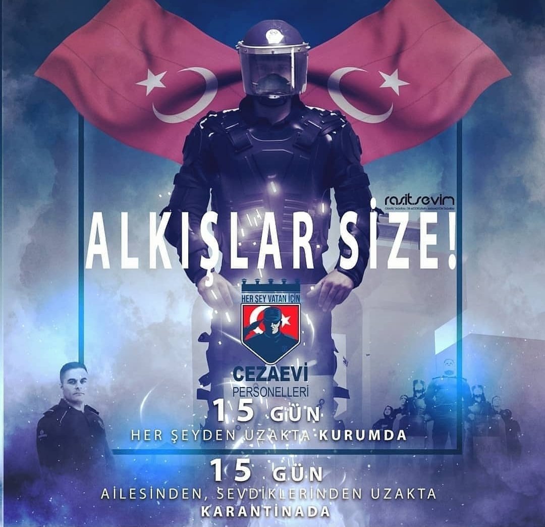 siriusanka's tweet photo. #biralkisda cezaevi personeline lütfen.. 1 ay cezaevinde karantinada kalacaklar... ailelerinden uzak.. https://t.co/itt0F5pu5r