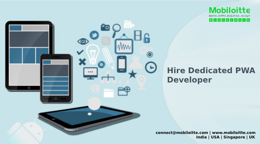 Mobiloitte's tweet image. Our #PWA web app developers are well updated with all cutting-edge technologies and provide reliable support for all your project needs.
Talk to our experts:- bit.ly/2vyAhIN
#technology #webappdeveloper #pwadeveloper #hireappdeveloper