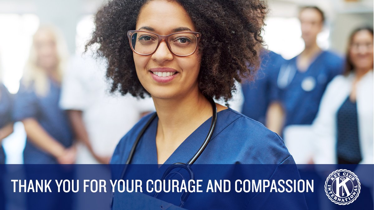 keyclub's tweet photo. As we adjust to our new reality during the panic and uncertainty, we can't forget the true heroes putting others’ well-being before their own. Show your gratitude to our everyday heroes who are stepping up for all of us. When you see them, thank them. 👏 #WorldHealthDay https://t.co/YOSmnxqe3g
