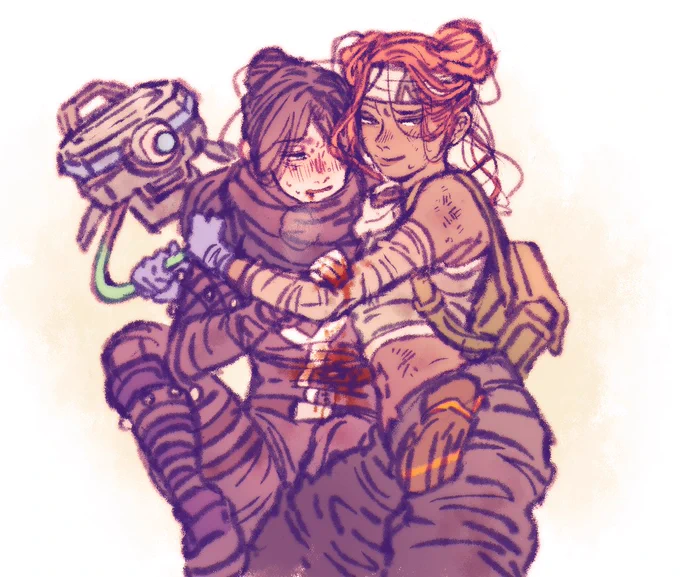 💊「まさかこのアジャイ様に逃げろなんて言わないでしょうね?」 #ApexLegends 