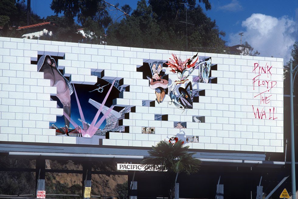 Rock Billboards on the Sunset Strip in the 1970s