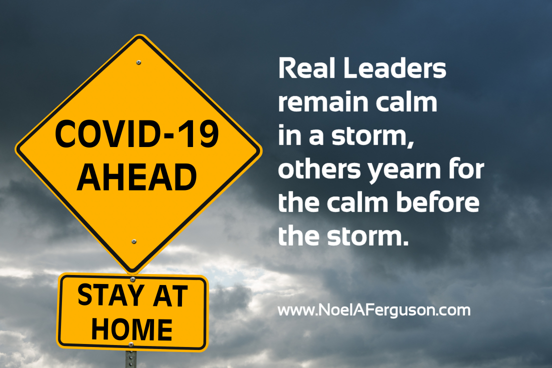 Real Leaders remain calm in a storm, others yearn for the calm before the storm. #Leadership #Management bit.ly/34kVHpC